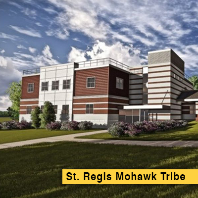 St Regis Mohawk Tribe Health Services Addition - Entrance
