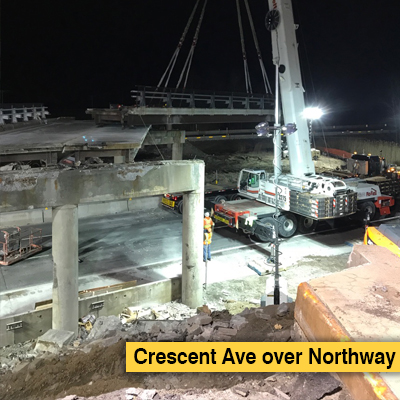 Crescent Avenue & East High Street Bridges Construction